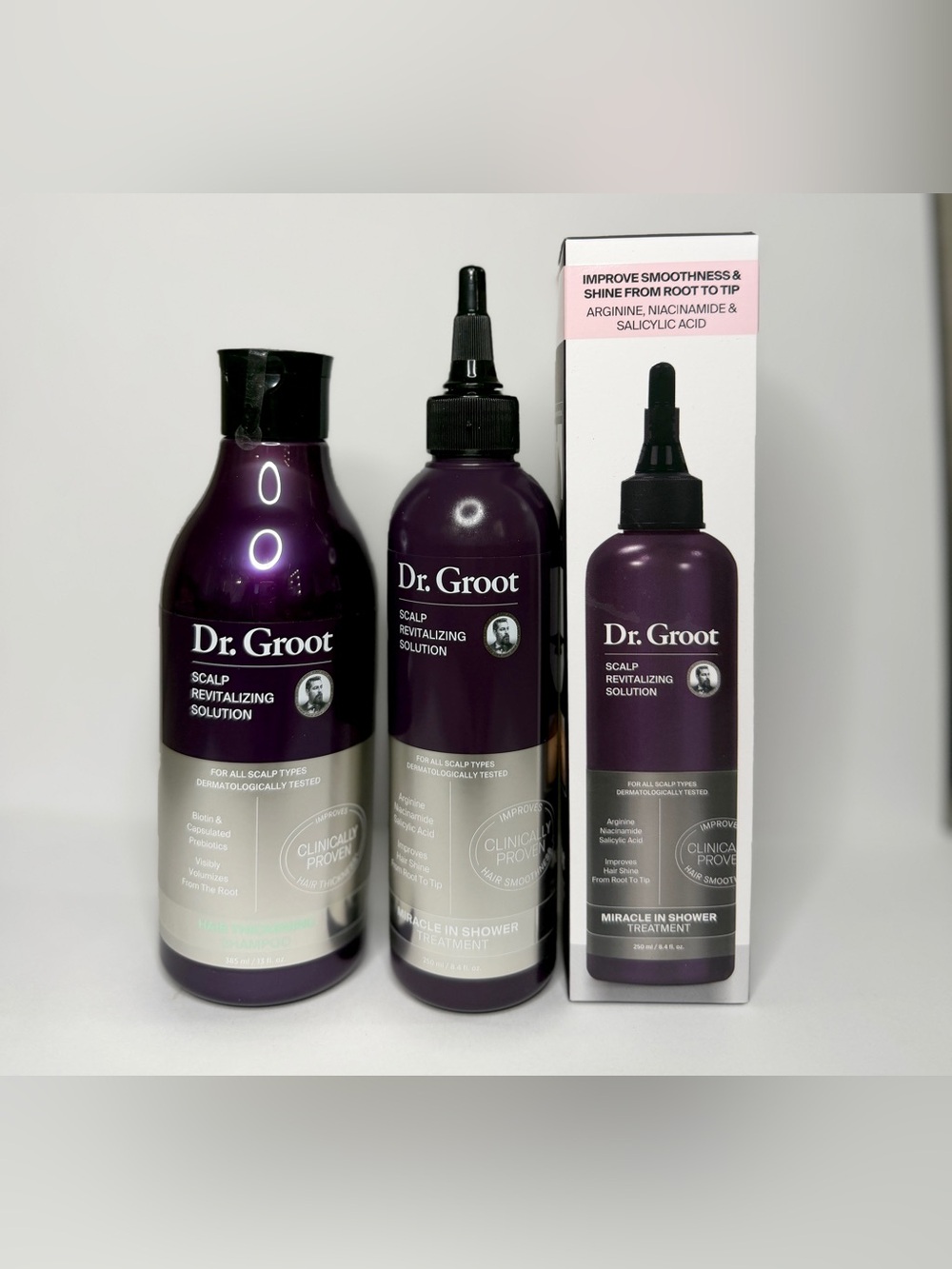 Dr. Groot Scalp Revitalizing Solution Hair Care Set Shampoo + Treatment NEW